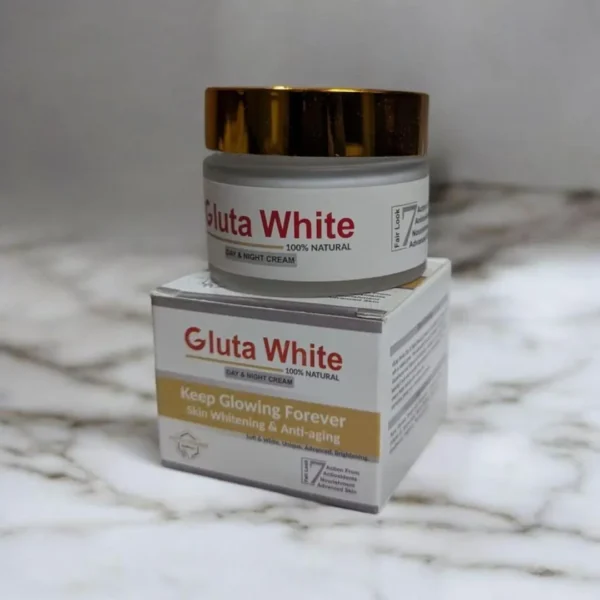 Gluta White Day & Night Whitening Cream for All Skin Types