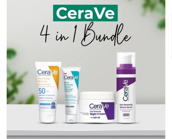 CeraVe 4 in 1 Skincare Bundle for Face