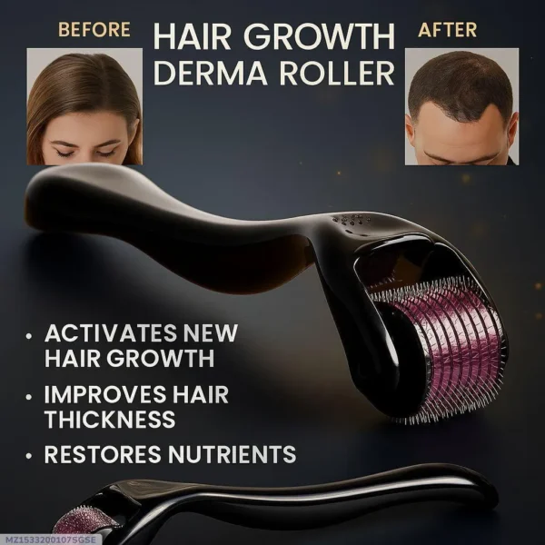 Hair Growth Derma Roller for Men & Women